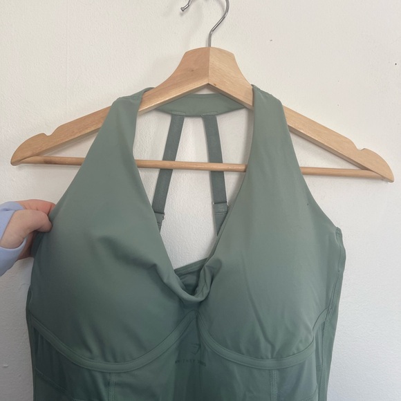 💐 Gymshark x Whitney Simmons DNU Whitney Dress | Leaf Green | NWOT | Size M - Picture 8 of 9